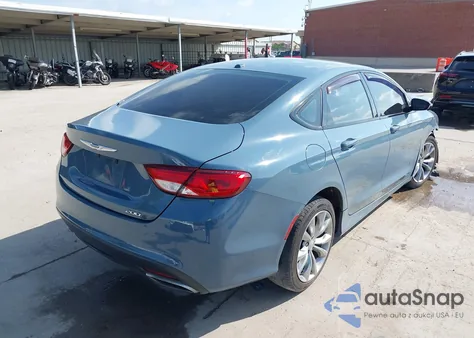 2015 Chrysler 200 S z USA, uszkodzony, nr VIN 1C3CCCBB5FN657977